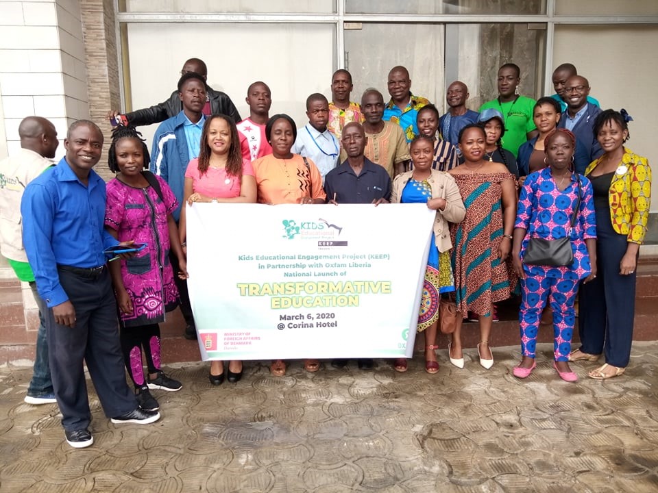 Oxfam and Kids Educational Engagement Project promote human rights education in Liberia